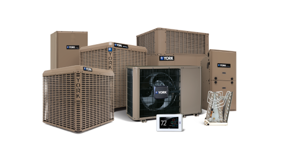 Various YORK devices on a white background